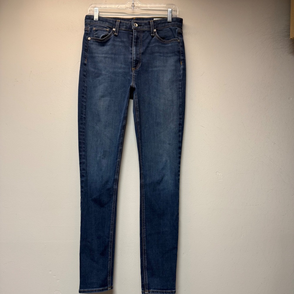 Rag & Bone Skinny Jeans Womens 29 Bedford Blue Excellent Stretch Denim 13247